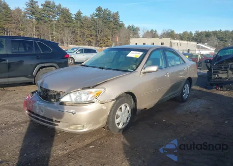 2002 Toyota Camry Le из США, поврежденный, VIN 4T1BE32K02U088307